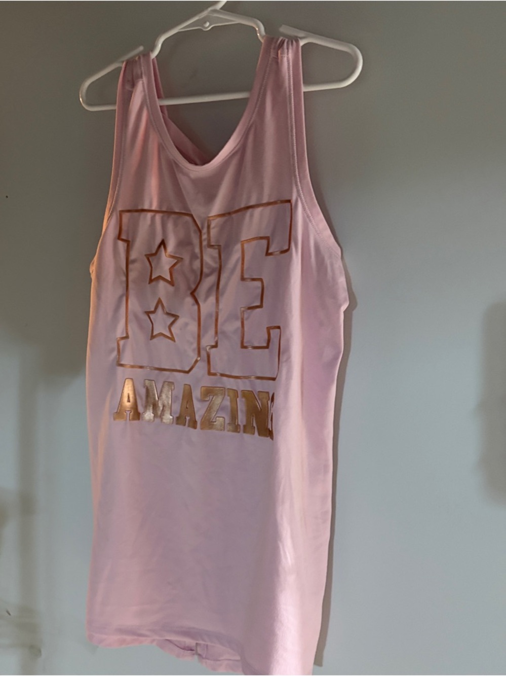 More Than Magic Girls ‘Be Amazing' Pink Tank Top
